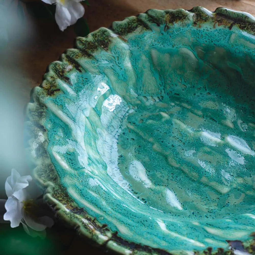 Peppermint Ceramic Pasta Platter Amalfiee_Ceramics