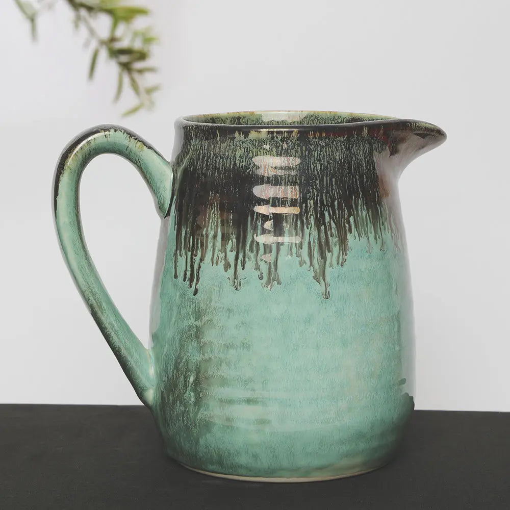 Peppermint Easy Pour Ceramic Juice Jug Amalfiee_Ceramics