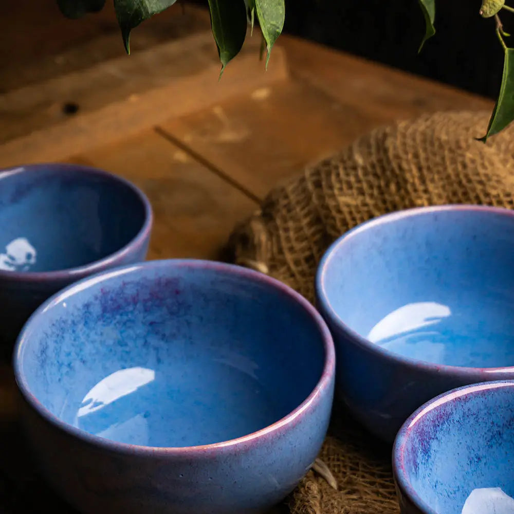 Periwinkle Ceramic Portion Bowls Amalfiee_Ceramics