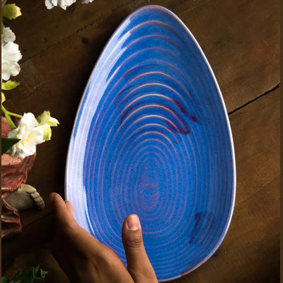 Periwinkle Exclusive Ceramics Oval Platter Amalfiee_Ceramics