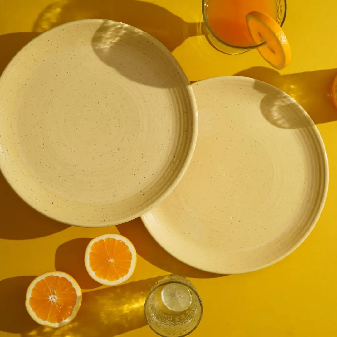 Pinacolada Ceramic Dinner Plates set of 2 Amalfiee Ceramics
