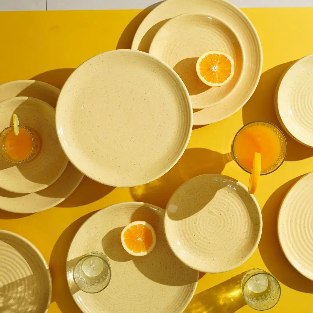Pinacolada Ceramic Salad Plates set of 2 Amalfiee Ceramics