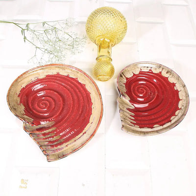 Raajsi Ceramic Medium and Large Shell Platter Set Amalfiee_Ceramics