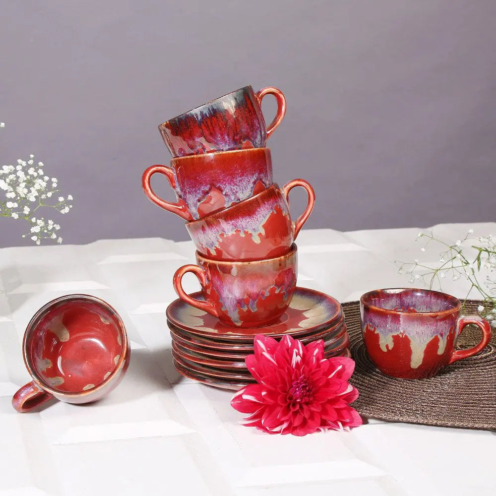 Raajsi Ceramic Tea Cups and Saucers Amalfiee_Ceramics