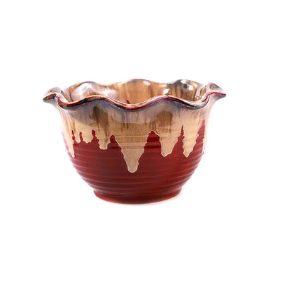 Raajsi Flower Ceramic Salad Bowl Amalfiee_Ceramics