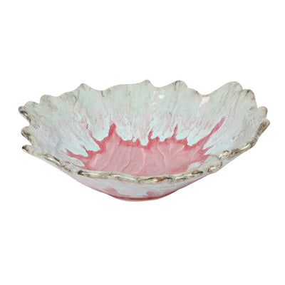 Rouge  8" Ceramic Leaf Serving Bowl Amalfiee_Ceramics