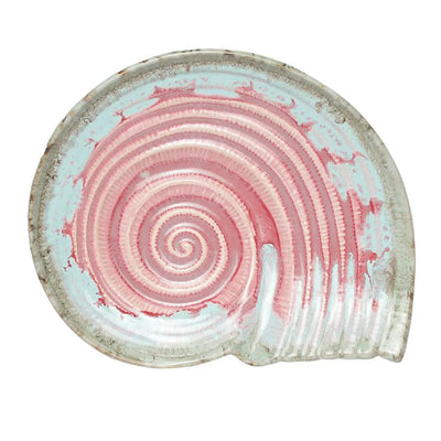 Rouge 10" Ceramic Shell Platter Amalfiee_Ceramics