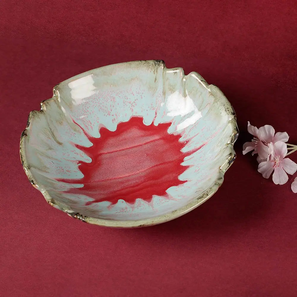 Rouge 11" Ceramic Large Serving Bowl Amalfiee Ceramics