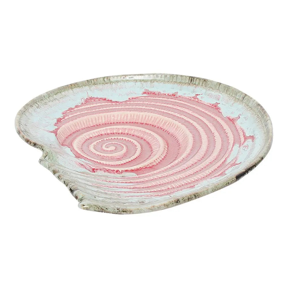 Rouge 12" Ceramic Large Shell Platter Amalfiee_Ceramics