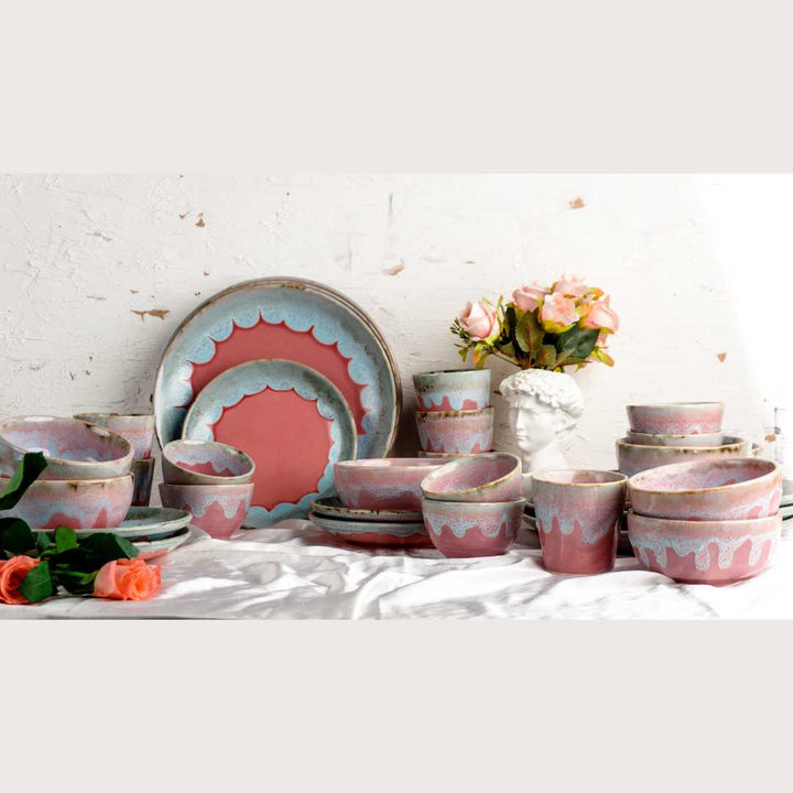 Rouge 12pc Ceramic Dinner Set Amalfiee Ceramics