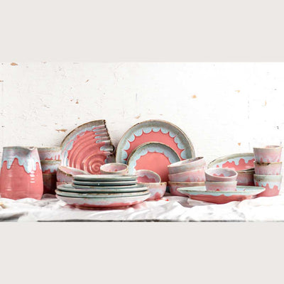 Rouge 16pc Ceramic Dinner Set Amalfiee Ceramics