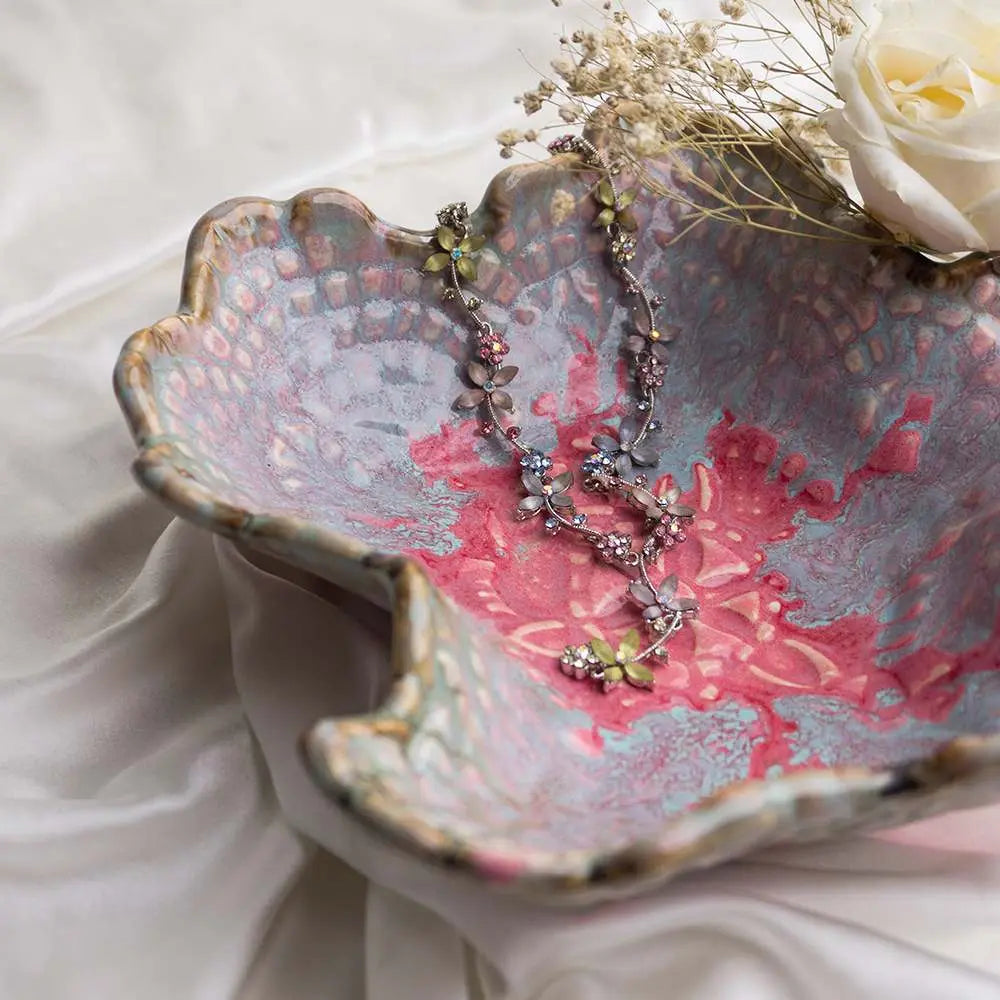 Rouge 7" Premium Artistic Ceramic Bowl Amalfiee_Ceramics