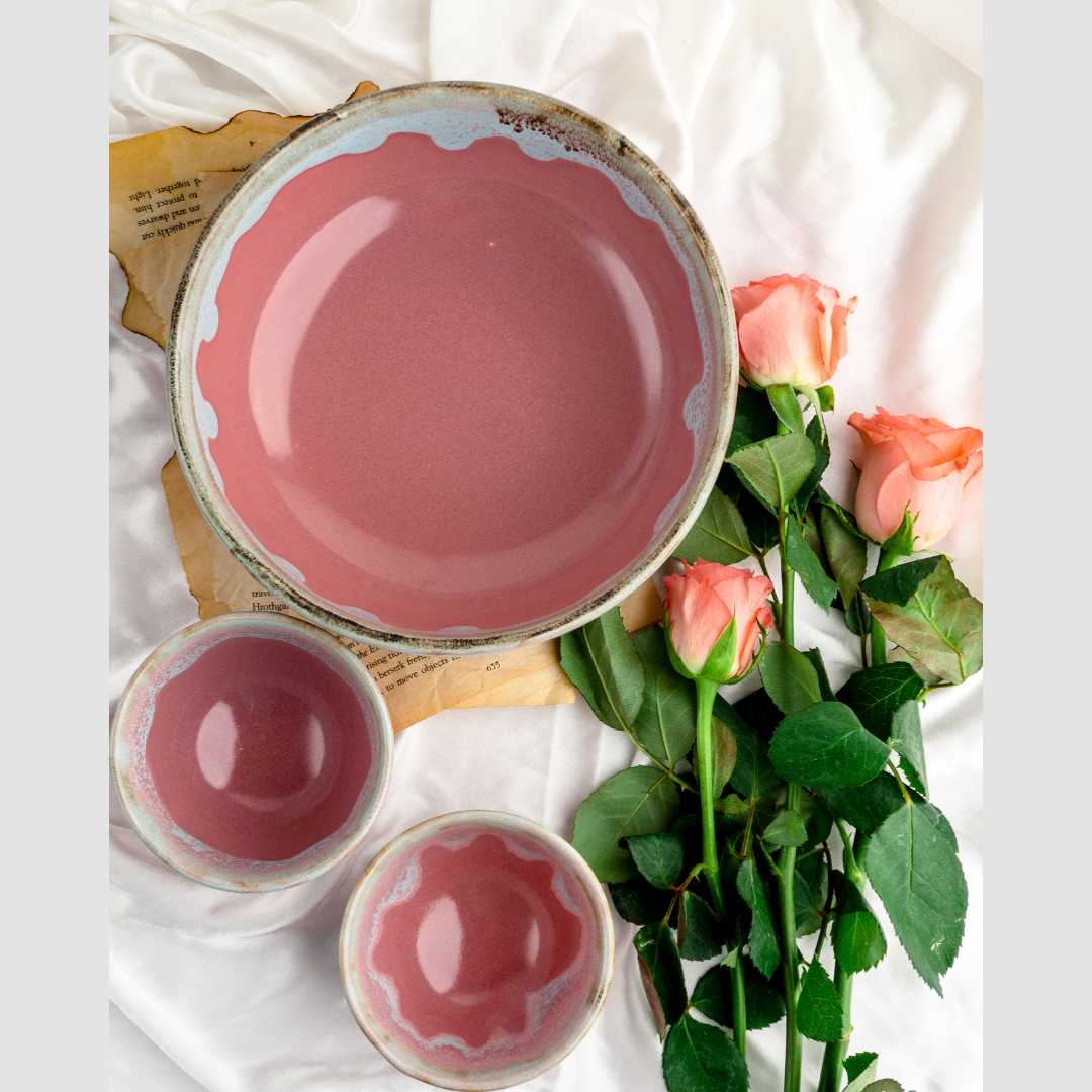 Rouge Ceramic Absolute Bowl Set Amalfiee Ceramics