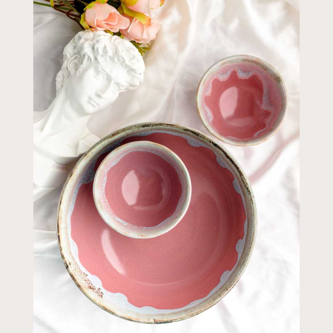 Rouge Ceramic Absolute Bowl Set Amalfiee Ceramics