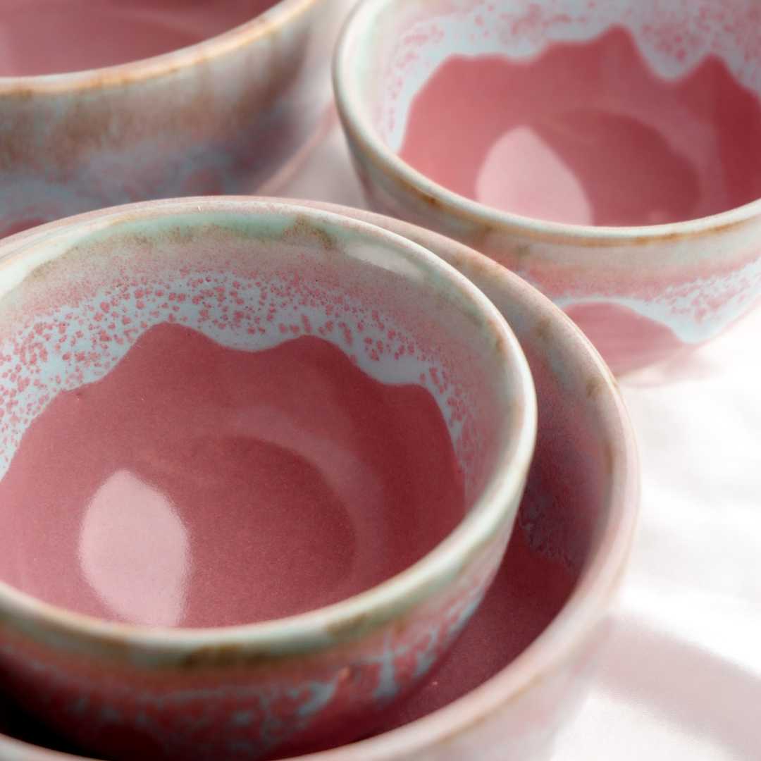 Rouge Ceramic Portion Bowls Amalfiee Ceramics