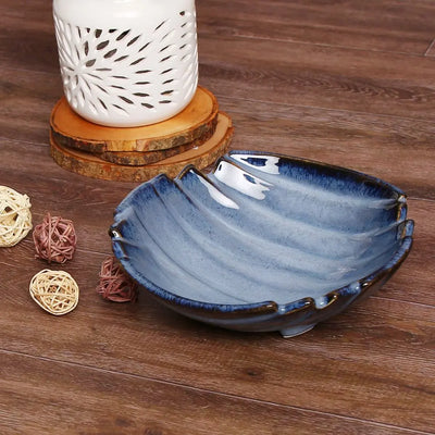Saanjh 9" Ceramic Serving Bowl Amalfiee_Ceramics