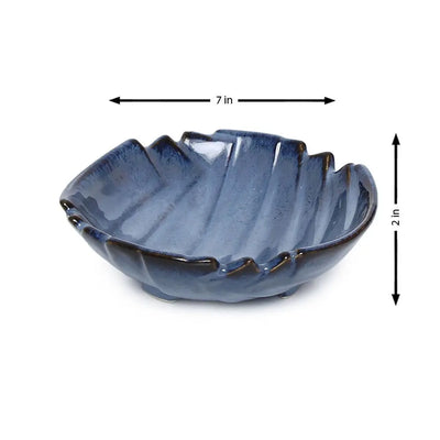 Saanjh 9" Ceramic Serving Bowl Amalfiee_Ceramics