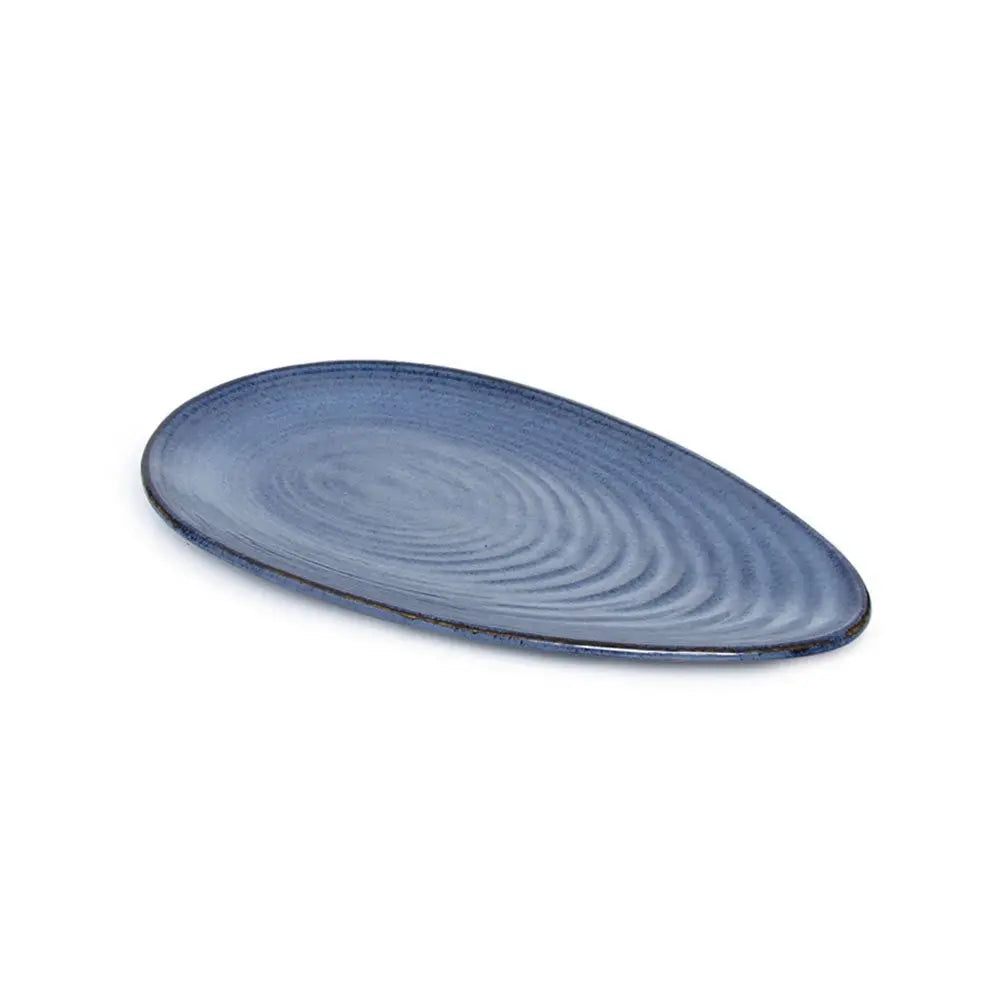Saanjh Ceramic Oval Platter Amalfiee_Ceramics