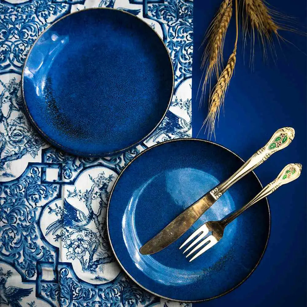 Saanjh Premium Ceramic quarter Plates Amalfiee_Ceramics