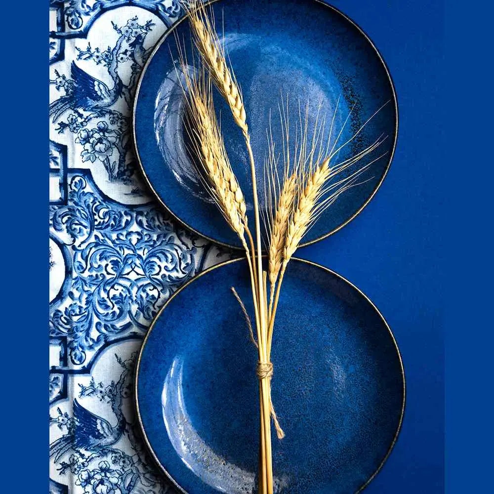Saanjh Premium Ceramic quarter Plates Amalfiee_Ceramics