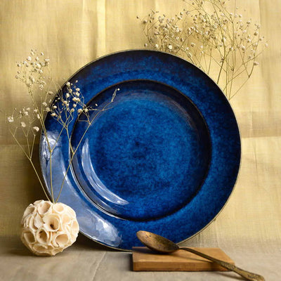 Saanjh Premium Handmade Ceramic Pasta Platter Amalfiee_Ceramics