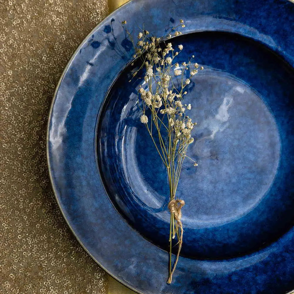 Saanjh Premium Handmade Ceramic Pasta Platter Amalfiee_Ceramics