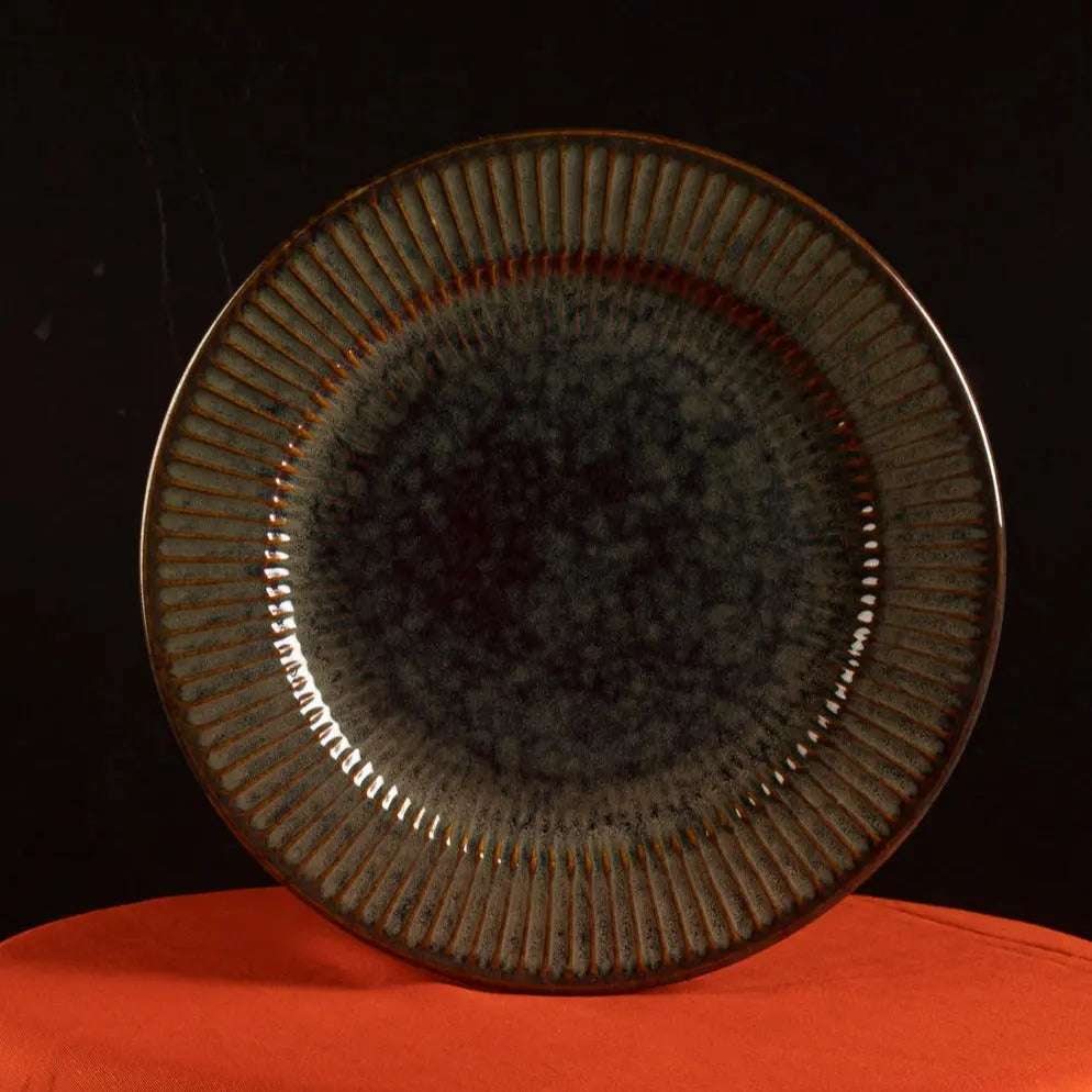 Sage Ceramic Dinner Plates (Set of 2) Amalfiee Ceramics