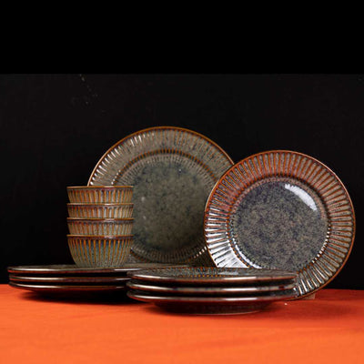Sage Ceramic Dinner Set of 12 Pcs Amalfiee_Ceramics