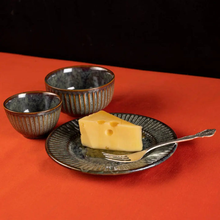 Sage Ceramic Dinner Set of 8 Pcs (for 2) Amalfiee_Ceramics