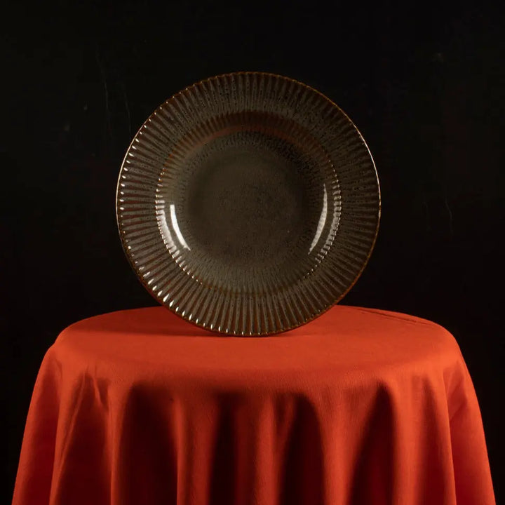 Sage Ceramic Pasta Platter Amalfiee Ceramics