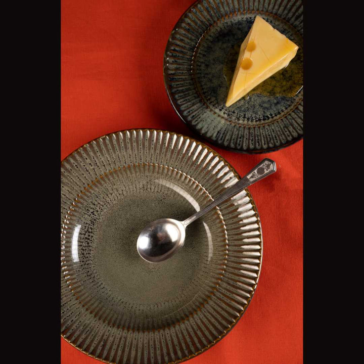 Sage Ceramic Pasta Platter Amalfiee Ceramics