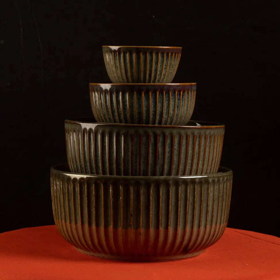Sage Ceramic Portion Bowls (Set of 2) Amalfiee Ceramics