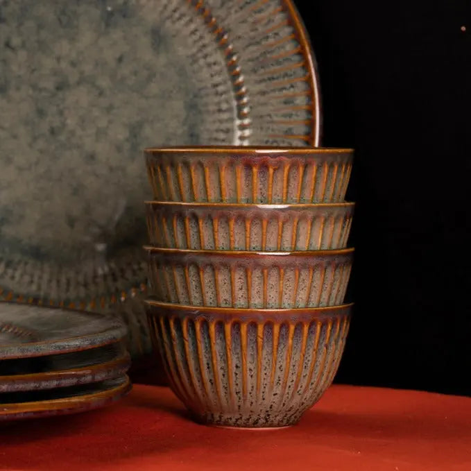 Sage Ceramic Portion Bowls (Set of 4) Amalfiee Ceramics