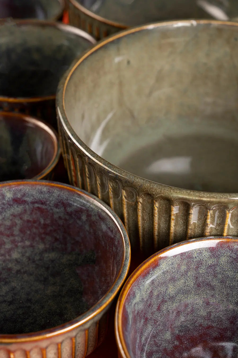 Sage Ceramic Portion Bowls (Set of 4) Amalfiee Ceramics