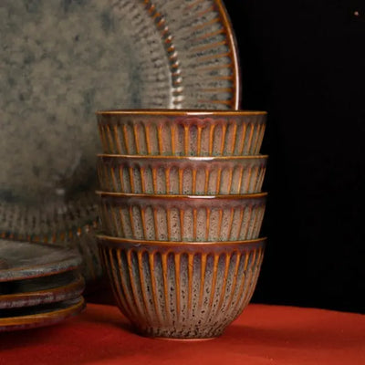 Sage Ceramic Portion Bowls (Set of 6) Amalfiee Ceramics