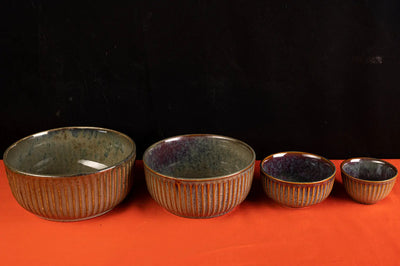 Sage Ceramic Portion Bowls (Set of 6) Amalfiee Ceramics