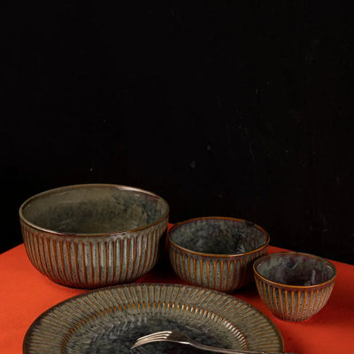 Sage Ceramic Serving Bowls Amalfiee Ceramics