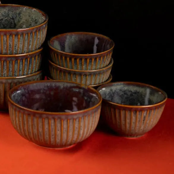 Sage Ceramic Soup Bowls (Set of 4) Amalfiee Ceramics