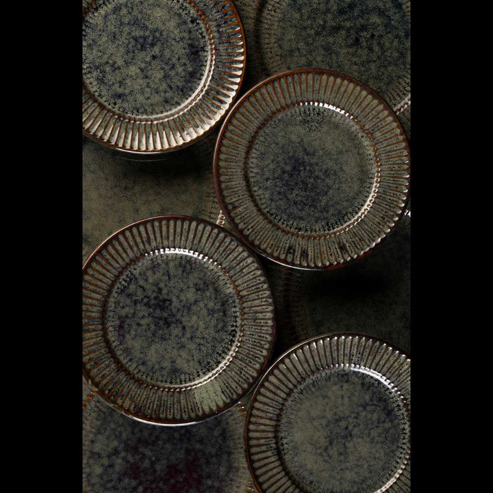 Sage Mini Ceramic Dinner set of 8 Pcs (for 4) Amalfiee_Ceramics