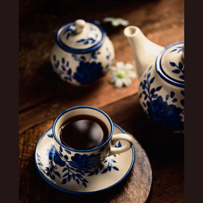 Sanaah 15pc Ceramic Tea Set Amalfiee Ceramics