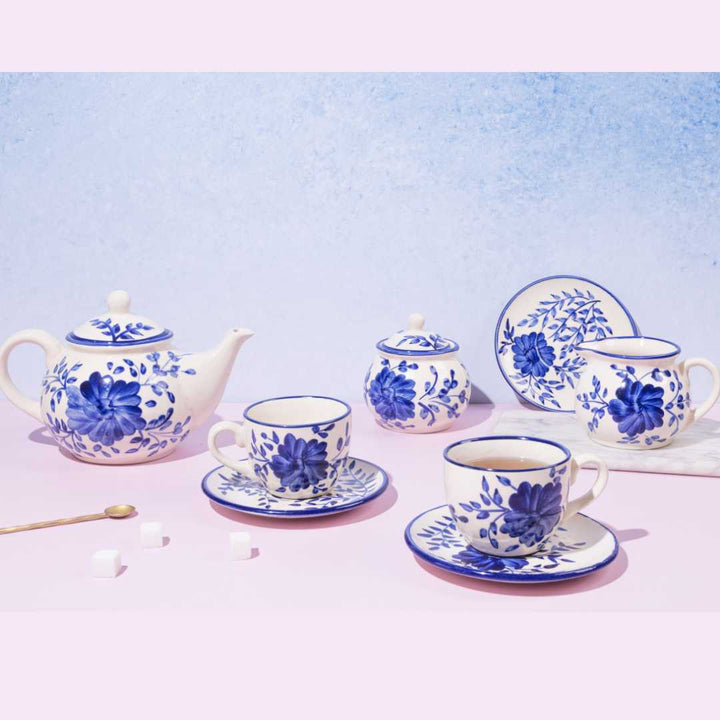 Sanaah 15pc Ceramic Tea Set Amalfiee Ceramics