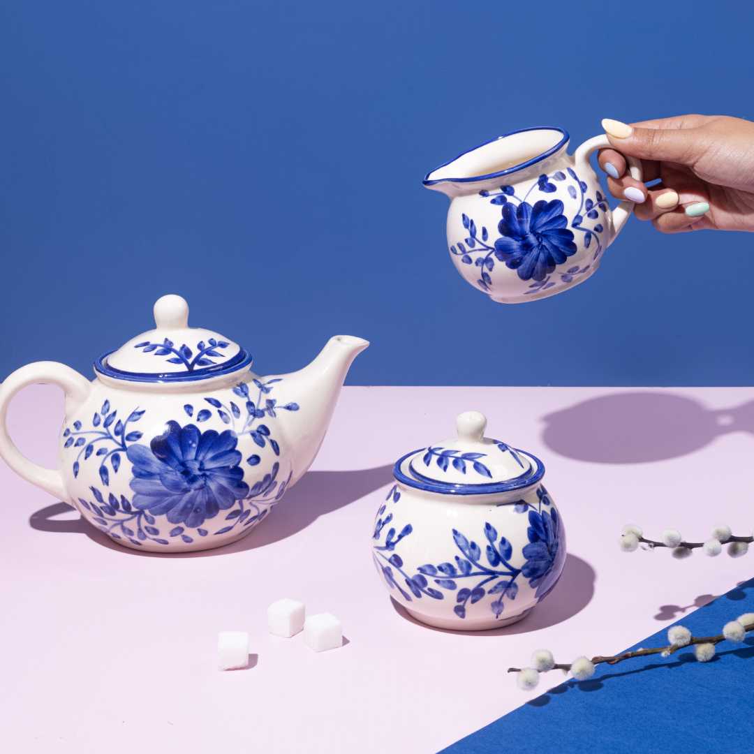 Sanaah 15pc Ceramic Tea Set Amalfiee Ceramics