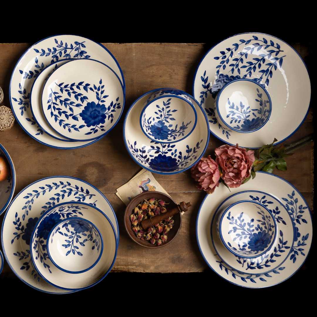 Sanaah 16pc Ceramic Dinner Set Amalfiee Ceramics