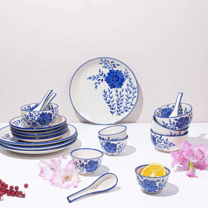 Sanaah 16pc Ceramic Dinner Set Amalfiee Ceramics