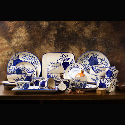 Sanaah 28pc Ceramic Dinner Set Amalfiee Ceramics