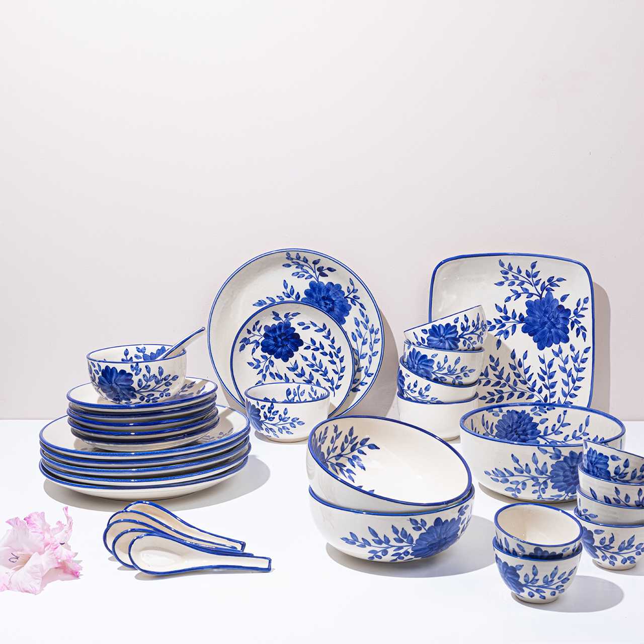 Sanaah 28pc Ceramic Dinner Set Amalfiee Ceramics