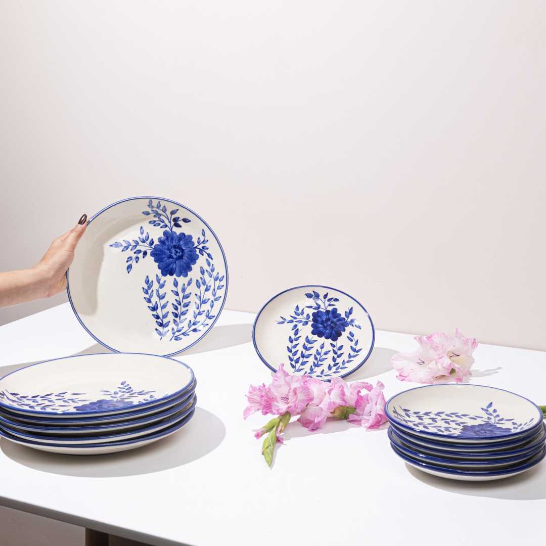 Sanaah 54pc Ceramic Dinner Set Amalfiee Ceramics