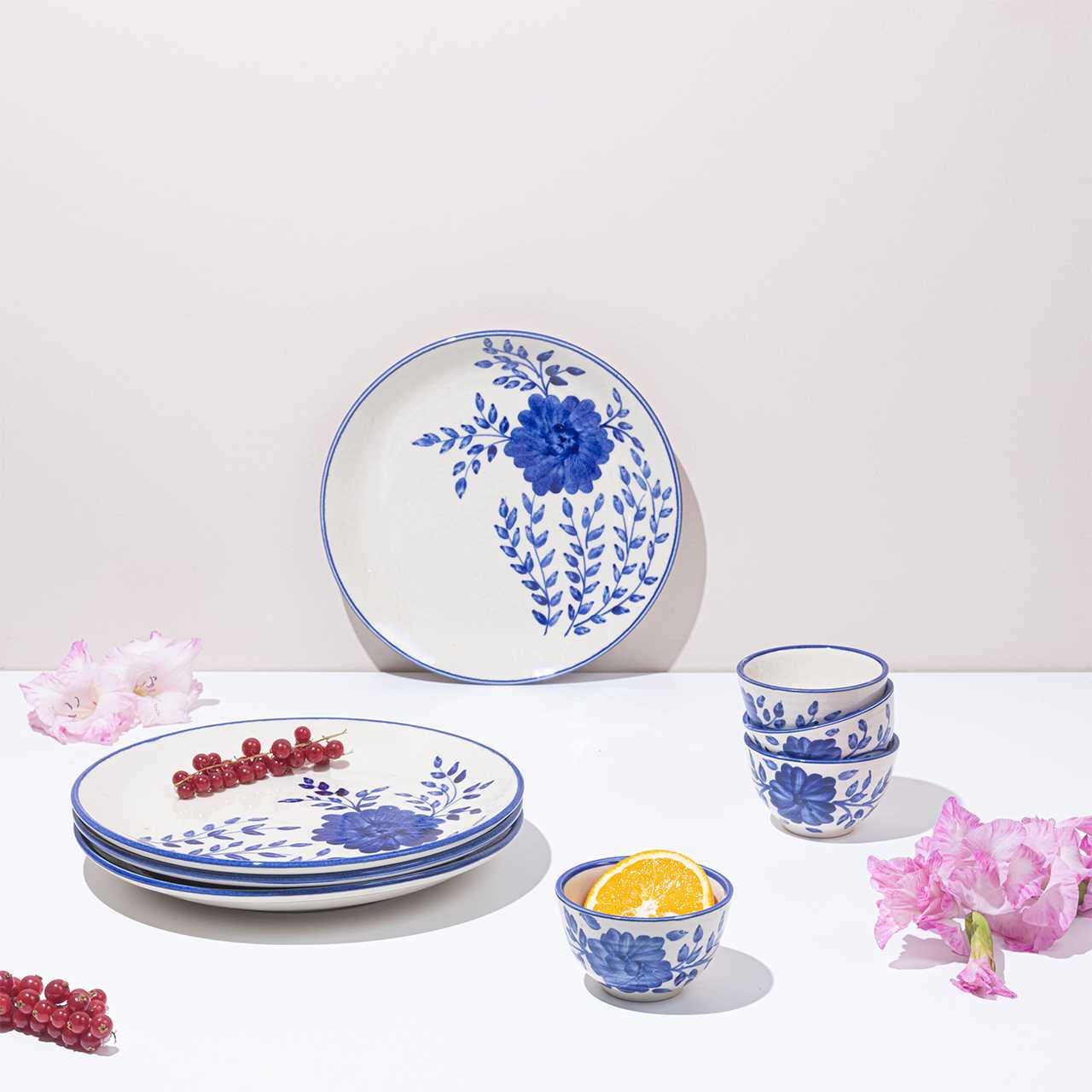 Sanaah 8pc Ceramics Dinner Set for 2 Amalfiee Ceramics