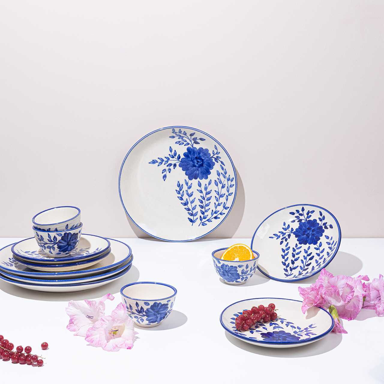 Sanaah 8pc Ceramics Dinner Set for 2 Amalfiee Ceramics