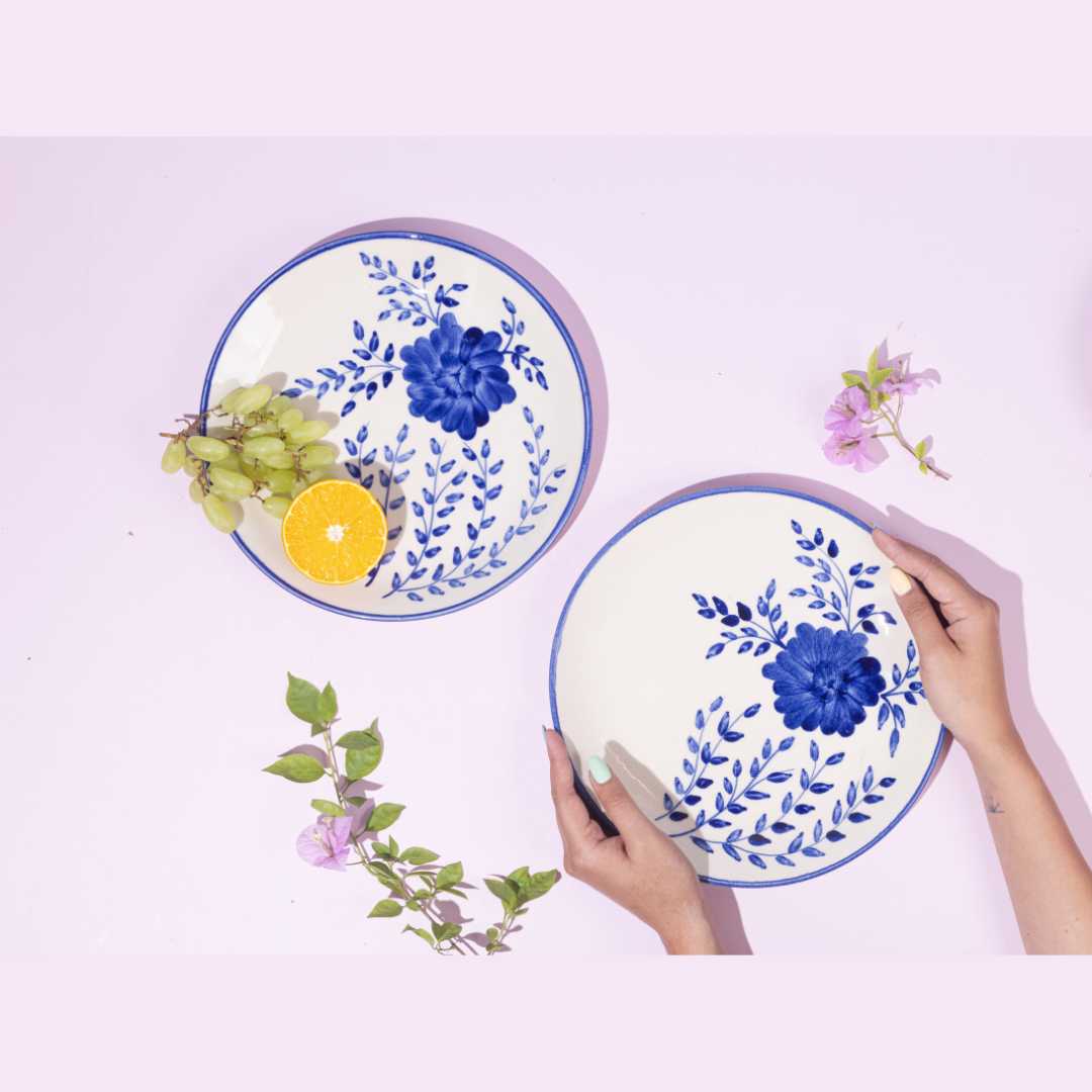 Sanaah Ceramic Dinner Plates Set of 2 Amalfiee Ceramics